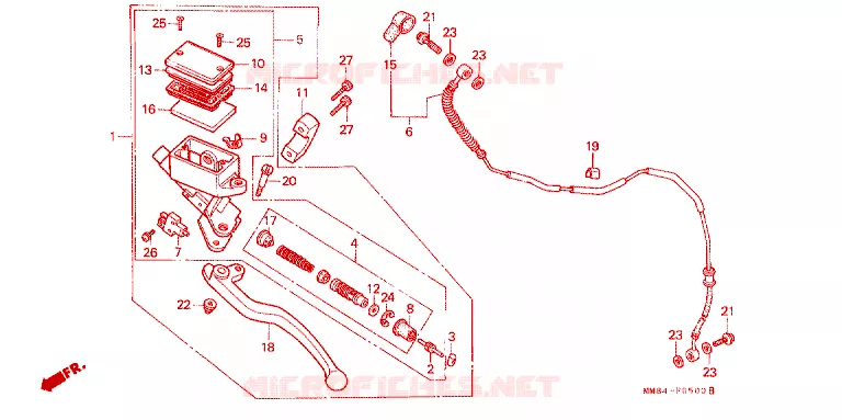 POMP Honda MOTO 1100 SHADOW 1992  VT1100CN