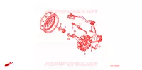 ALTERNATORE voor Honda LITTLE CUB 50 WITH CELL 2017