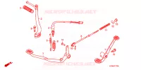 PEDAAL/KICKSTARTER ARM voor Honda LITTLE CUB 50 WITH CELL 2017