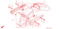 ACHTERSPATBORD  voor Honda VALKYRIE 1500 F6C TOURER 1998