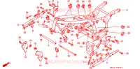 FRAME CHASSIS voor Honda VALKYRIE 1500 F6C TOURER 1998