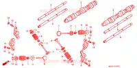 NOKKENAS/KLEP voor Honda VALKYRIE 1500 F6C TOURER 1998