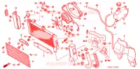 RADIATOR voor Honda VALKYRIE 1500 F6C TOURER 1998