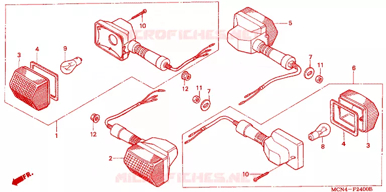 KNIPPERLICHT Honda MOTO 750 CB 2003  CB7503