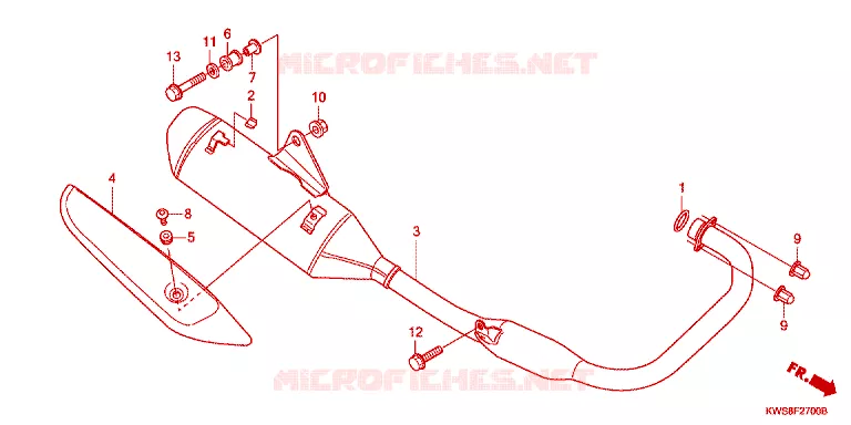 UITLAATDEMPER Honda MOTO 110 CB 2014  CBF110E