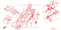 ACHTERSPATBORD  voor Honda CBR 600 F4 2003
