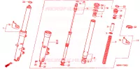 VOOR VORK voor Honda CBR 600 F4 2005