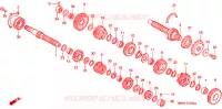 VERSNELLINGSBAK voor Honda CBR 600 F4 1999