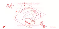 VOORSPATBORD voor Honda CBR 600 F4 1999