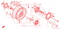 ACHTER WIEL voor Honda CBR 600 RR 2006