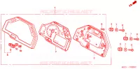 COMBINATIEMETER voor Honda CBR 600 RR 2006