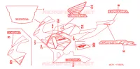 STICKERS voor Honda CBR 600 RR 2006