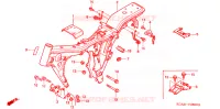FRAME CHASSIS voor Honda CG 125 TITAN KICK 2003