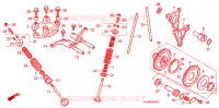 NOKKENAS/KLEP voor Honda CG 125 TITAN KICK 2003
