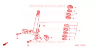 STURING STANG/BOVENSTE BRUG voor Honda CG 125 TITAN KICK 2003