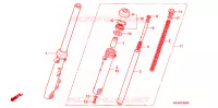 VOOR VORK voor Honda CG 125 TITAN KICK 2003