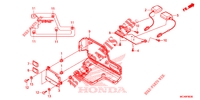 Gps antenne ondersteuning voor Honda GL 1800 GOLD WING NAVI 2013