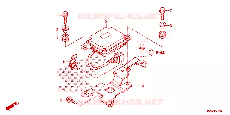 BANDENSPANNINGS SENSOR Honda MOTO 1800 GOLD-WING 2013  GL1800D