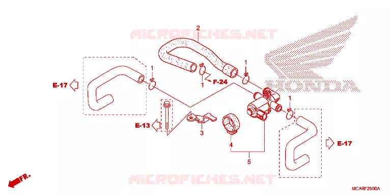 REGELKLEP LUCHTINJECTIE Honda MOTO 1800 GOLD-WING 2013  GL1800D