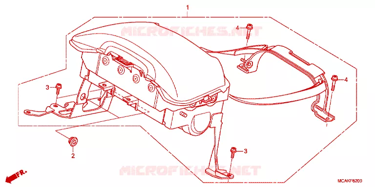 AIRBAG MODULE Honda MOTO 1800 GOLD-WING 2014  GL1800E