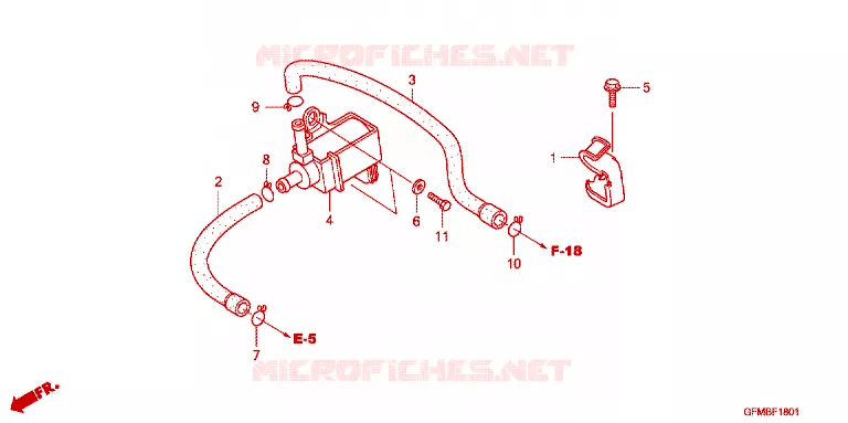 REGELKLEP LUCHTINJECTIE Honda SCOOTER 110 LEAD 2009  NHX110A