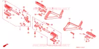 STEUN voor Honda NX 250 1990