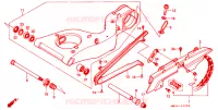 ACHTERBRUG voor Honda RC45 RVF 750 1994