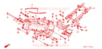 FRAME CHASSIS voor Honda RC45 RVF 750 1994