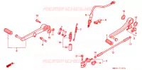 PEDAAL voor Honda RC45 RVF 750 1994
