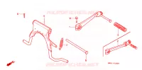 HOOFD STANDAARD/ KICKSTARTER ARM voor Honda 50 DIO 1988