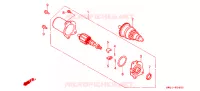 STARTMOTOR voor Honda 50 DIO SPECIAL EDITION 1989