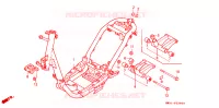 FRAME CHASSIS voor Honda 50 DIO SPECIAL EDITION ETHNIC 1989
