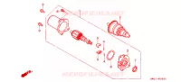 STARTMOTOR voor Honda 50 DIO SPECIAL EDITION ETHNIC 1989