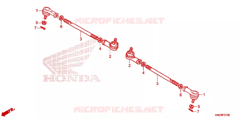 TREKSTANG Honda ATV 500 FOURTRAX 2012  TRX500FAC