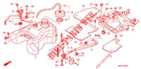 BENZINE TANK voor Honda FOURTRAX 500 CAN TRAIL EDITION GPS 2006