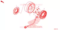 ALTERNATORE voor Honda FOURTRAX 500 RUBICON PS 2014