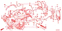 VOORSPATBORD voor Honda FOURTRAX 500 RUBICON PS 2014