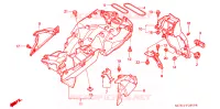 ACHTERSPATBORD  voor Honda VFR 800 2016