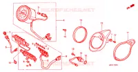 COMBINATIEMETER voor Honda VT 1100 SHADOW C3 AERO 1998