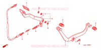 PEDAAL voor Honda VT 1100 SHADOW C3 AERO 1998