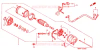 STARTMOTOR voor Honda VT 1100 SHADOW C3 AERO 1998