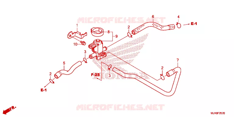 REGELKLEP LUCHTINJECTIE Honda MOTO 750 SHADOW 2014  VT750C2BE