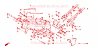 FRAME CHASSIS voor Honda RC45 RVF 750 With speed warning light 1994
