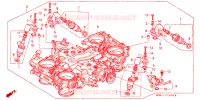 GASKLEP HUIS voor Honda RC45 RVF 750 With speed warning light 1994