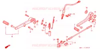 PEDAAL voor Honda RC45 RVF 750 With speed warning light 1994