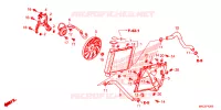 RADIATOR voor Honda GL 1800 GOLD WING TOUR 2019