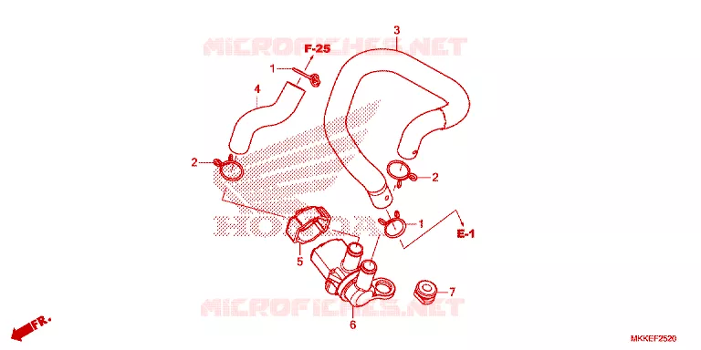 LUCHTINJECTIE SOLENOIDEKLEP Honda MOTO 1000 AFRICA-TWIN 2019  CRF1000AL2K