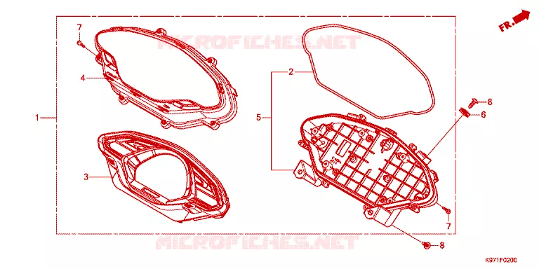 COMBINATIEMETER Honda SCOOTER 150 PCX 2019  WW150AJ