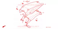 ACHTERSPATBORD  voor Honda CRM 50 1991