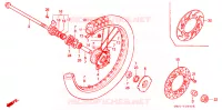 VOORWIEL voor Honda CRM 50 1991